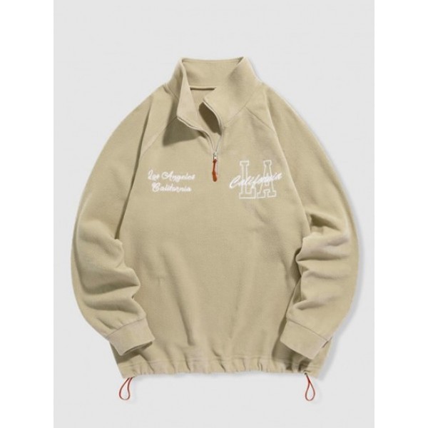 Los Angeles Embroidery Fluffy Polar Flee...