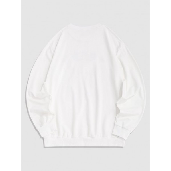 Tokyo Flower Japanese Graphic Print Sweatshirt